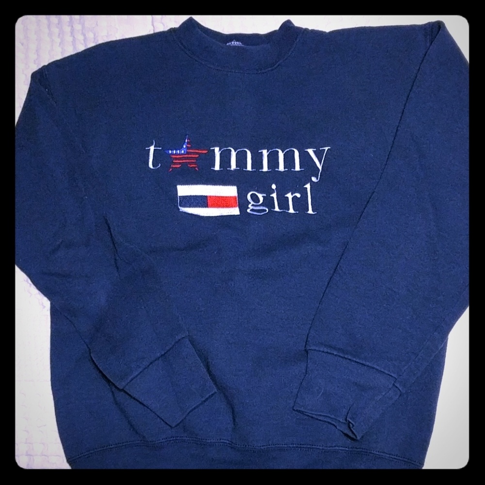 90s Tommy Girl crew neck sweatshirt